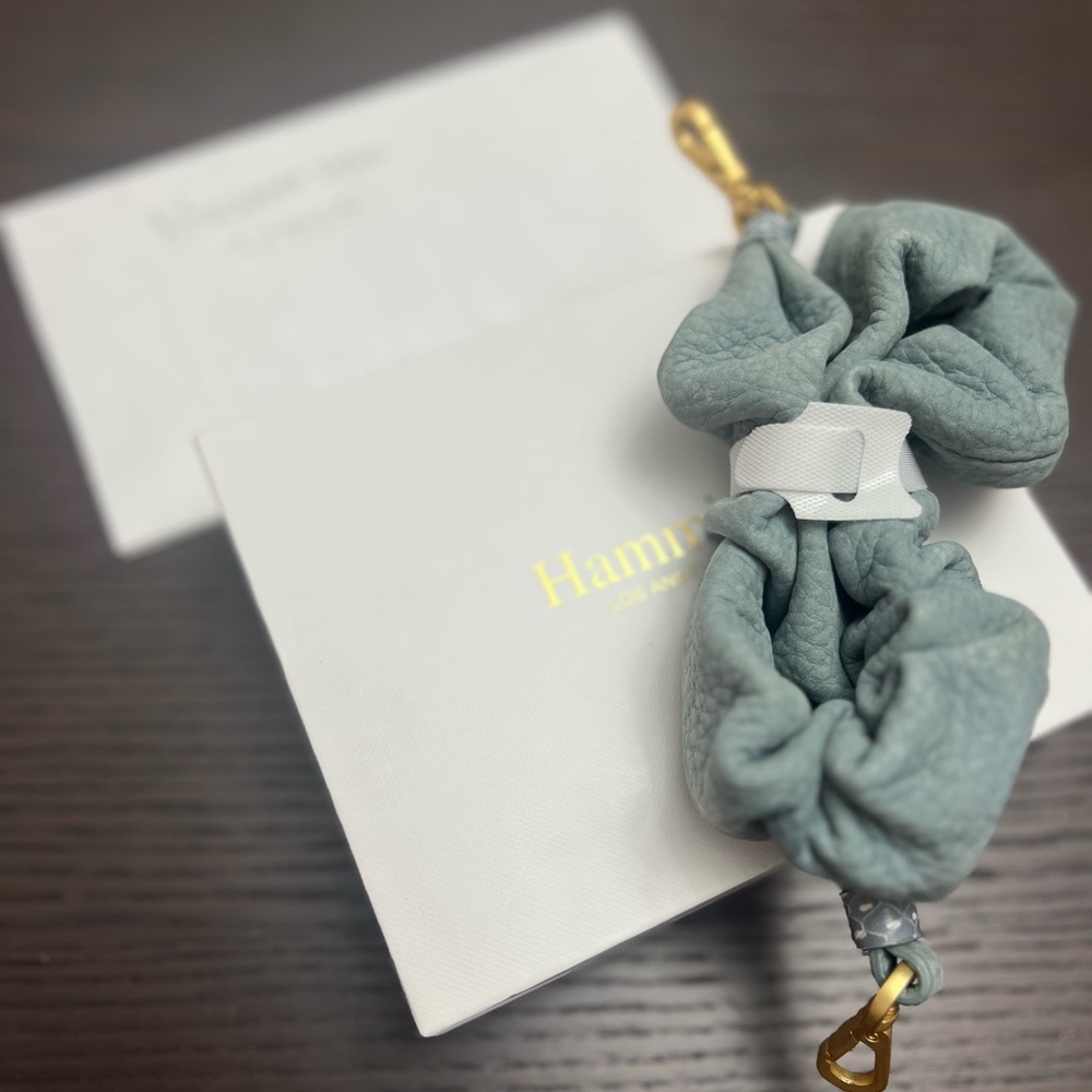 Hammitt baby blue scrunchie strap
